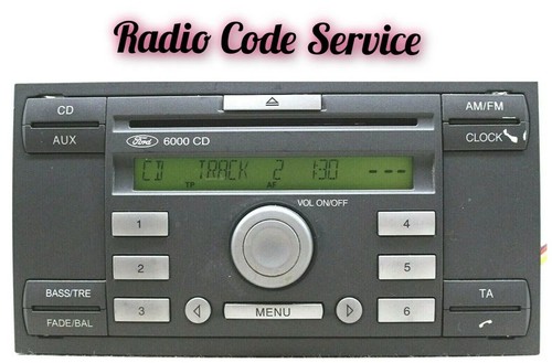 Ford radio pin codice - radio,