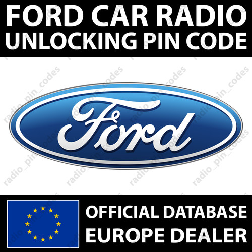 Ford radio pin - ford, serie